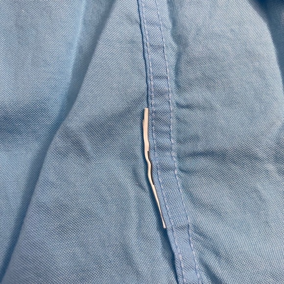 Tommy Hilfiger Slim Fit Bue Button Down Dress Shirt Extra Large XL - Picture 4 of 15